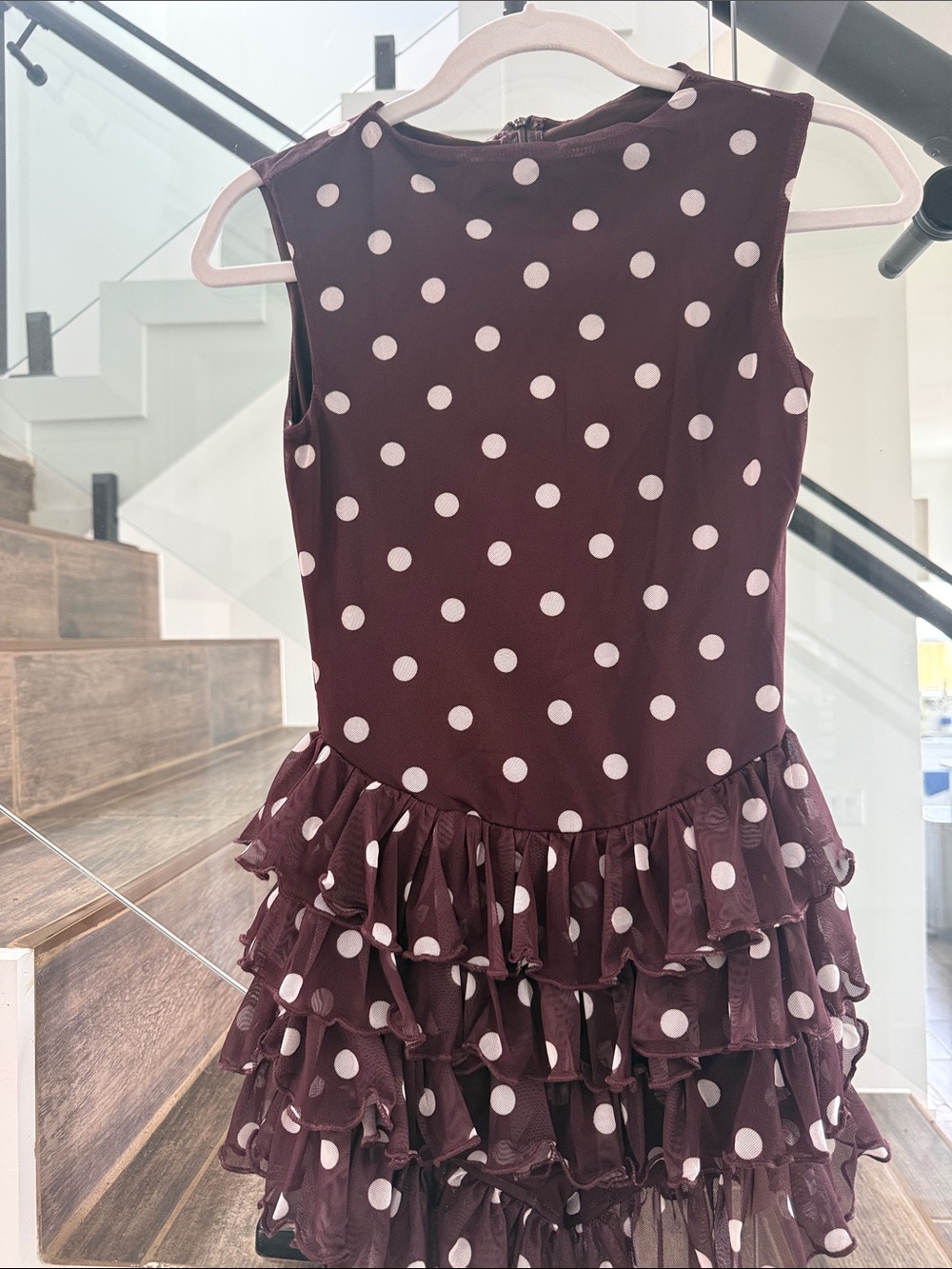 Polka Dot Ruffle Playsuit